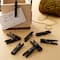 12 Packs: 30 ct. (360 total) Black Clothespins by Recollections™
